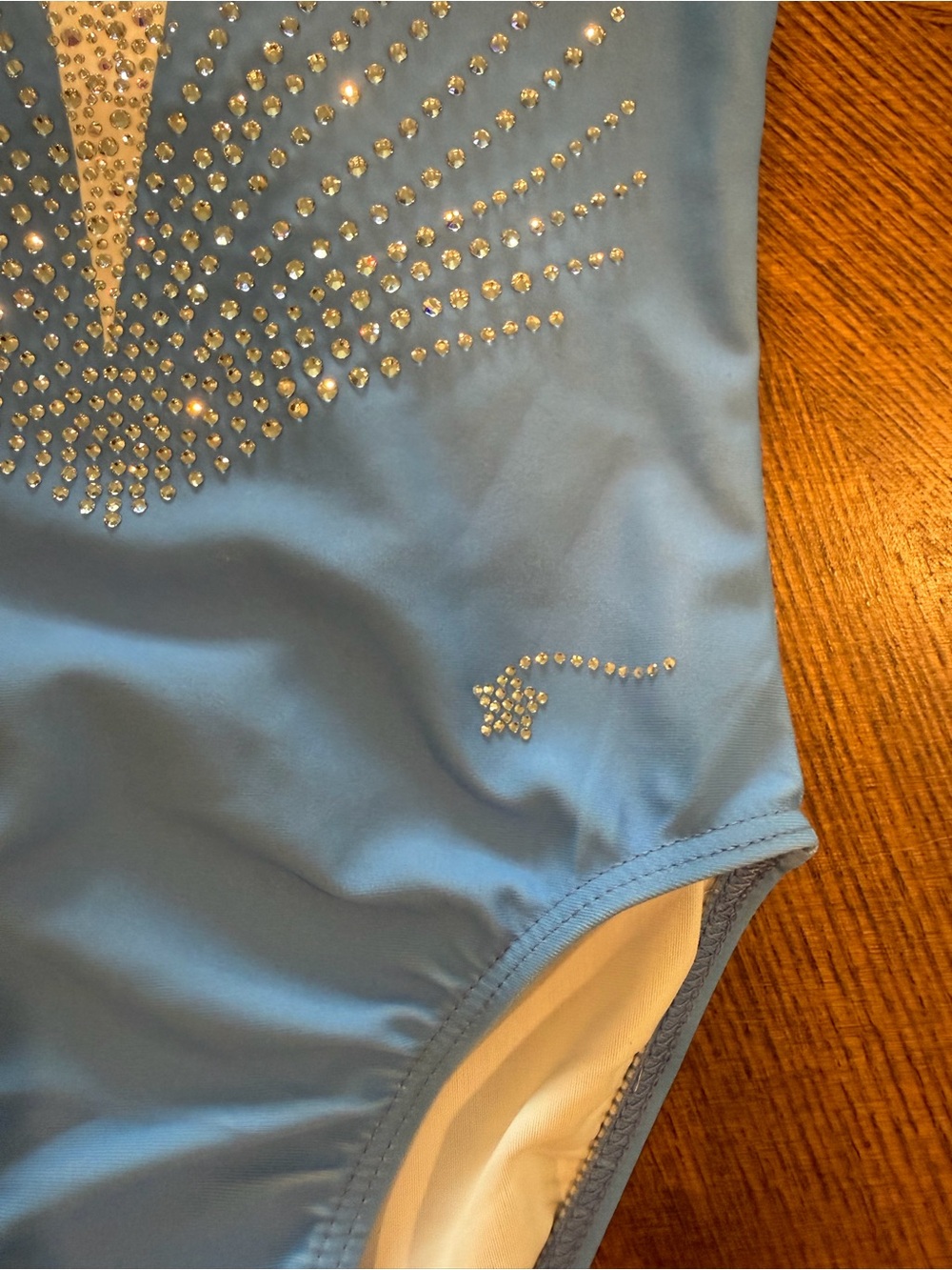 Destria Blue Rhinestone Leotard — CS - Picture 3 of 5